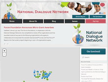 Tablet Screenshot of nationaldialoguenetwork.org